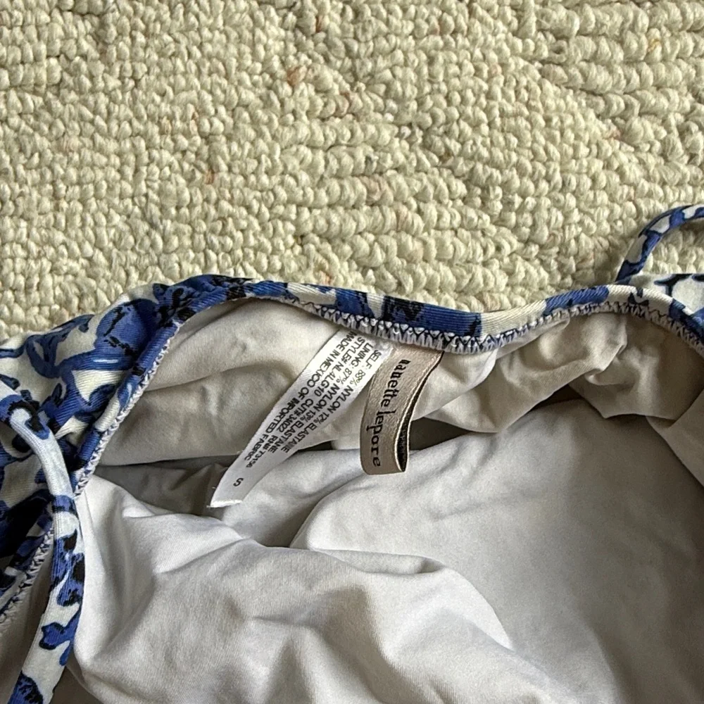 Anthropologie Nanette Lepore St. Etienne Goddess One Piece Halter Swimsuit - Picture 6 of 10